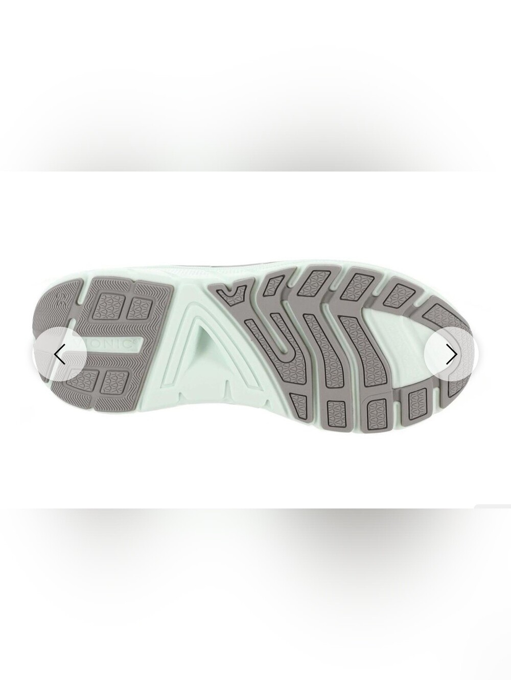 Vionic Women's Walk Max Gray Knit Athletic Sneakers with Mint Sole Size 7 - Picture 5 of 16